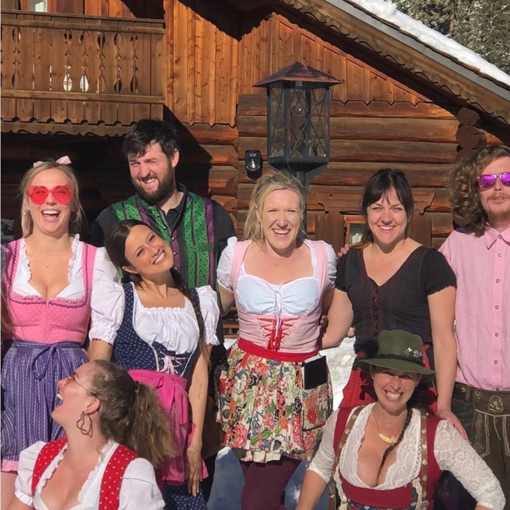 Authentic German dirndl tops